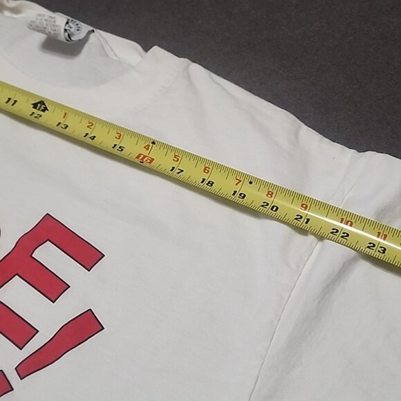 Vintage 90s Disney Mickey Mouse Golf T-Shirt FORE! Graphic Tee White Single... - Picture 12 of 14